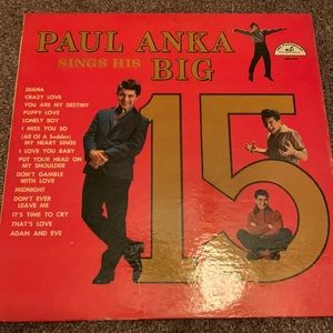 Paul Anka “Sings His Big 15” Vinyl